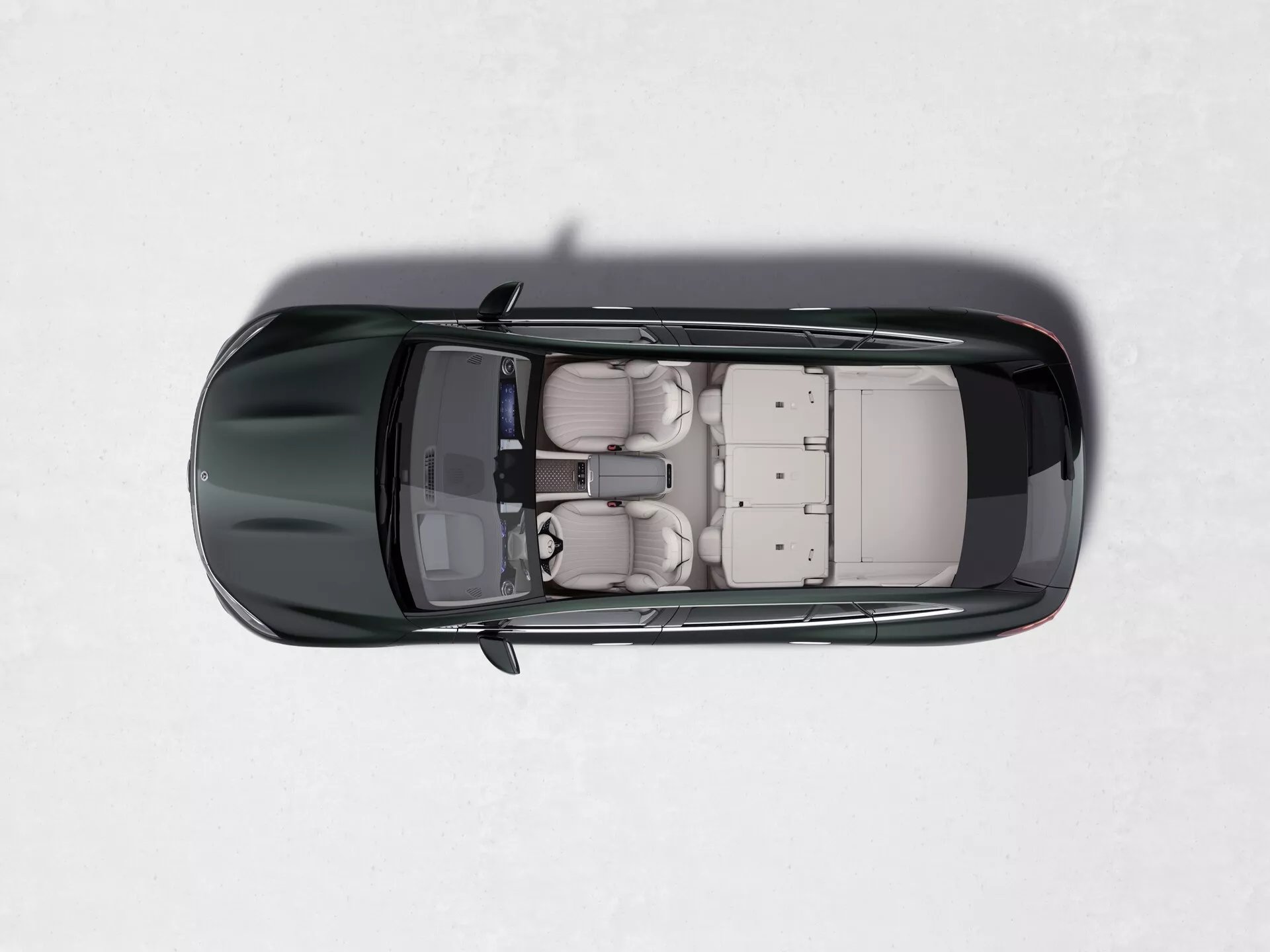 O Mercedes EQS SUV 2022 (296), um sofisticado SUV elétrico de luxo com design aerodinâmico elegante, faróis LED avançados, interior espaçoso e de alta tecnologia e capacidades de desempenho impressionantes.